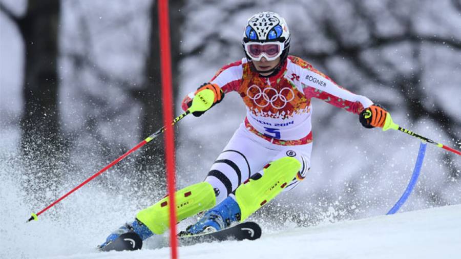 Höfl-Riesch Zweite nach dem ersten Durchgang - Shiffrin führt