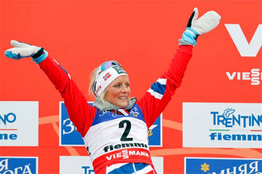 10km Einzel Freistil: Miriam Gössner wird vierte, Johaug holt Gold