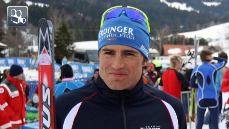 Interview mit Michael Göhner beim Wintertriathlon