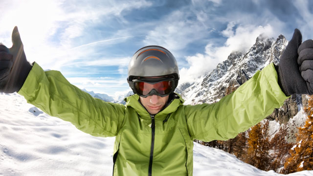 Skihelme können Leben retten