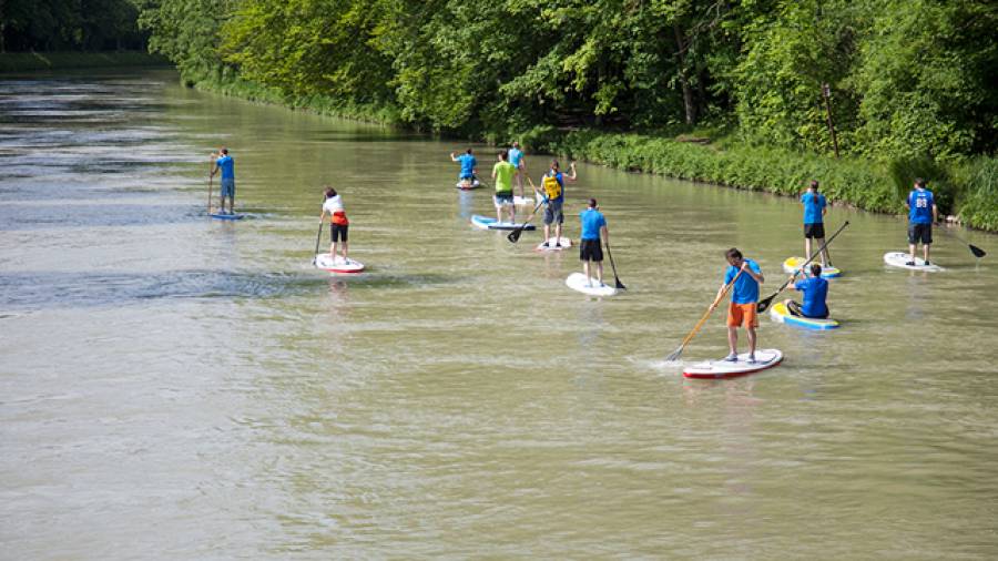 Stand Up Paddling – da stehen die Leute drauf