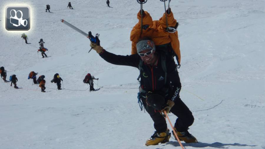 Training mit Extrembergsteiger Stephan Keck