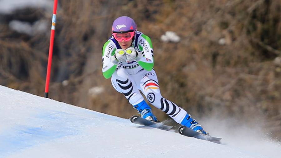 Höfl-Riesch gewinnt in Cortina