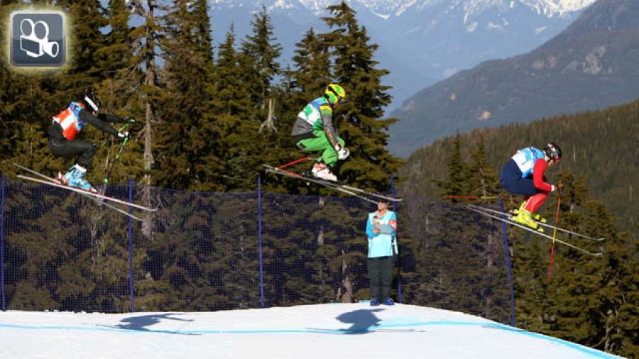 Deutsche Skicross-Weltcuppremiere – Training der DSV-Skicrosser