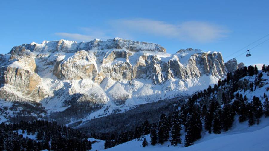 Luxus fürs Auge - Skifahren auf der Sellaronda