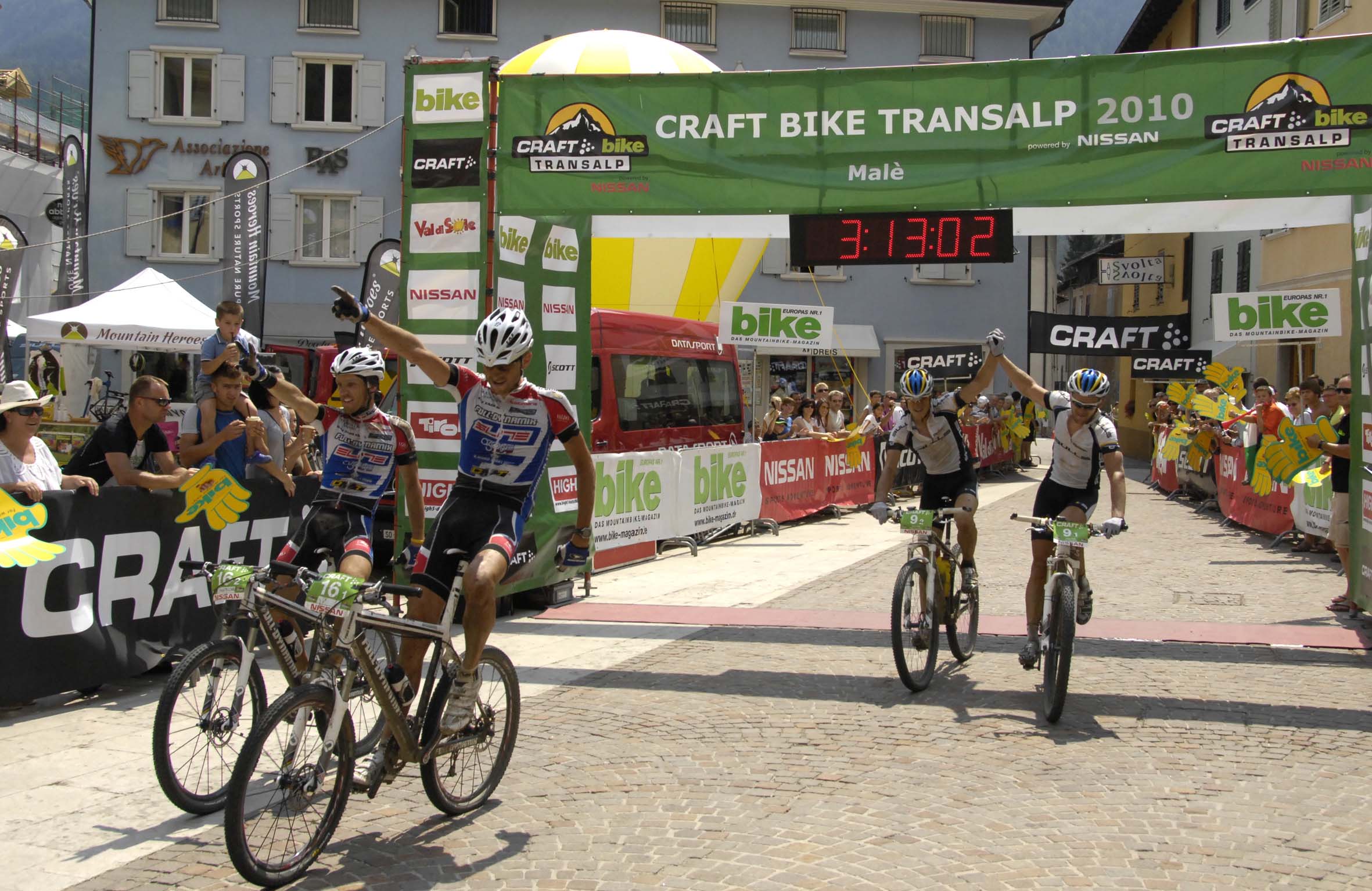 De Bertolis/Felderer feiern 2. Tagessieg bei der CRAFT BIKE TRANSALP