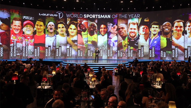 World Sports Awards für Biles, Messi, Hamilton und Nowitzki