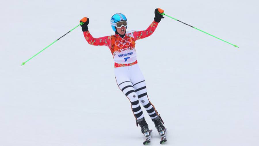 Viktoria Rebensburg holt Bronze im Riesenslalom