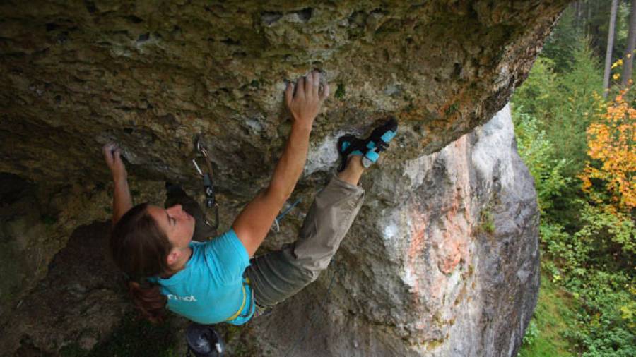 Sarah Seeger gelingt „Steinbock“ (8c)