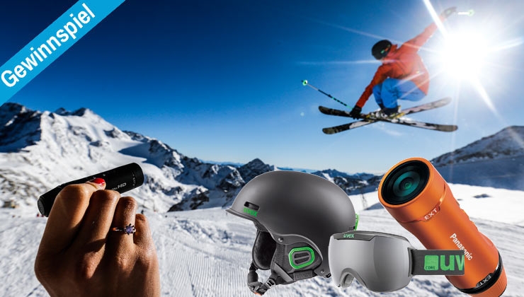 Gewinnspiel: Helm und Brille von uvex und Action Cam von Panasonic